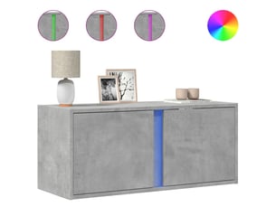 Meuble tv coloris gris 80 cm <strong></strong>  <strong></strong>
