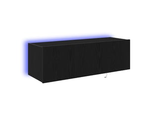 Meuble tv coloris noir 1 cm <strong></strong> <strong></strong>