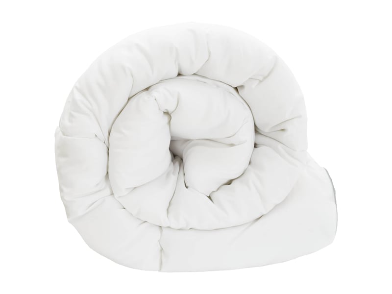  Couette - duvet blanc 200 x 200 cm fibre de bambou  - Conforama E