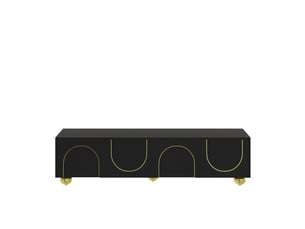 Meuble tv coloris noir 170 cm   