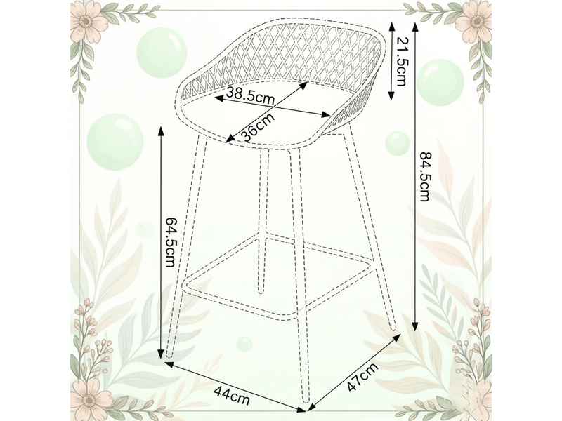  Chaise de cuisine tabouret de bar repose-pieds  - Conforama C