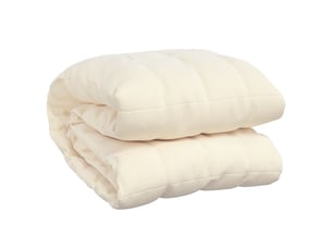 Couverture lestée adulte crème clair 140x200 cm 10 kg tissu shl23949
