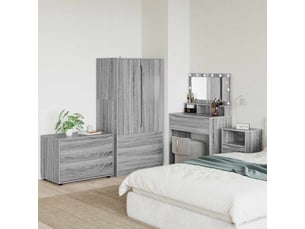 Commode 1 tiroir(s)    <strong></strong> <strong></strong> coloris gris largeur 80 cm