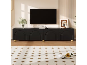 Meuble tv coloris noir <strong></strong> <strong></strong>