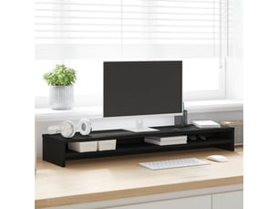 Meuble tv coloris noir 100 cm