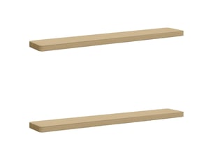 Lot de 2 coussins de banc, coussins d'assise vught 100 % polyester beige cf58394