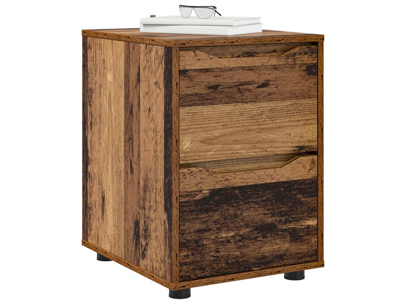  Armoire de rangement, commode de rangement 40 x 48 x 57 cm bois d'ingénierie shl9694  - Conforama C