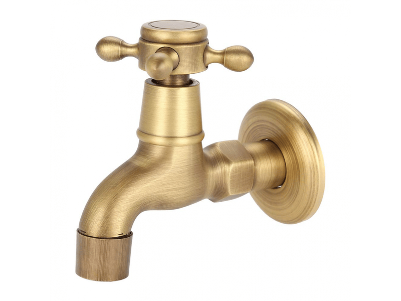  Robinet de jardin en laiton massif vintage fixé au mur filetage g1 2 pour piscine lavabo evier de cuisine(short)  - Conforama A