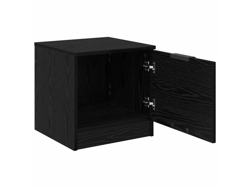  Table de chevet - table de lit 2 pc chêne noir 40 x 39 x 40cm bois d'ingénierie  - Conforama D