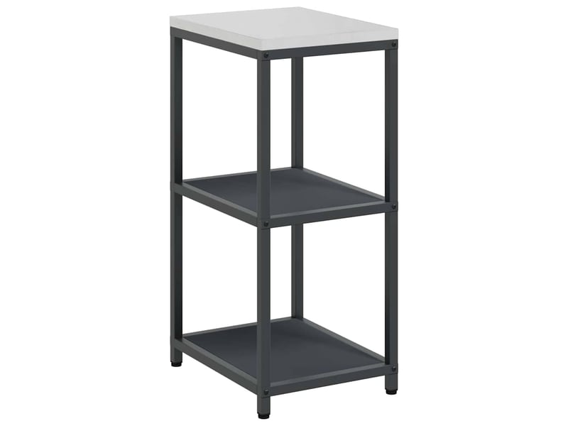  Étagère de cuisine, étagère de rangement hattem anthracite 40x50x92cm acier  - Conforama A