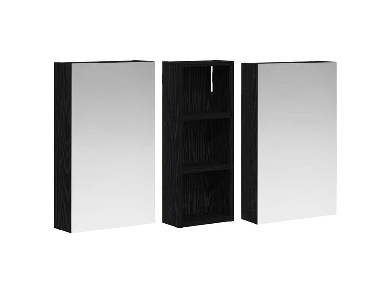  Ensemble de meubles de salle de bain 3 pcs 80x10.5x50 cm shl4402  - Conforama E