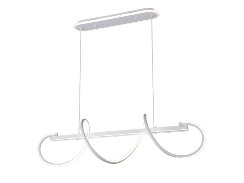  Fabrilamp yupi, suspension, moderne, led, 149 w, 13572 lm, 3000-4000-6000 k, blanc, 50-100 x 97 x 25 cm 249292001 - Conforama A
