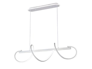 Fabrilamp yupi, suspension, moderne, led, 149 w, 13572 lm, 3000-4000-6000 k, blanc, 50-100 x 97 x 25 cm
