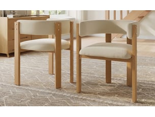 Lot de 2 chaises de salle à manger,47x48x72,5 cm,avec pieds métal effet bois,tissu,beige