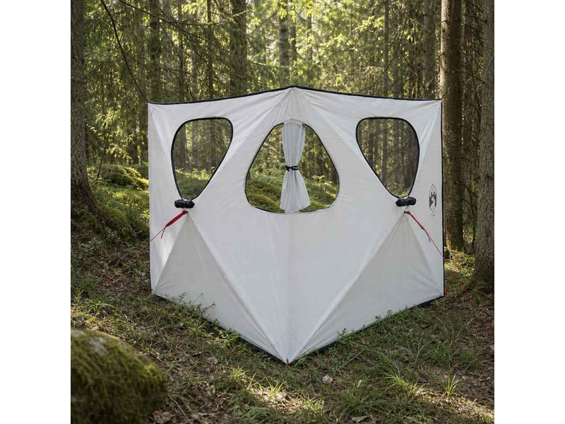  Tente de chasse blanc occultant 145x145x150 cm  - Conforama B