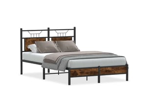 Lit 2 places 120x190cm    coloris marron