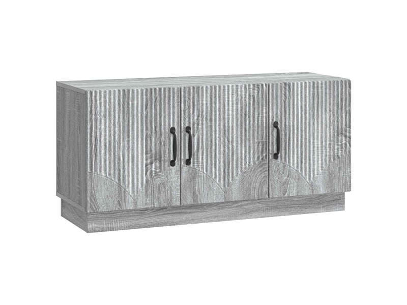  Meuble tv - banc tv - meuble de rangement sonoma gris 99 x 34,5 x 47 cm bois d'ingénierie  - Conforama A