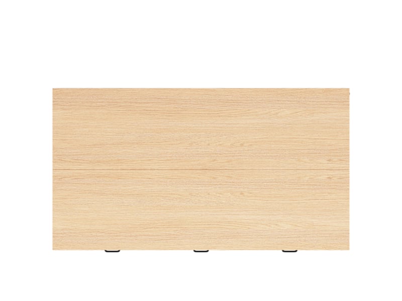  Îlot de cuisine industriel avec led, 3 tiroirs et portes vitrées, 150x80x90 cm, pieds réglables, finition noir et bois naturel, meuble bar multifonctionnel  - Conforama E