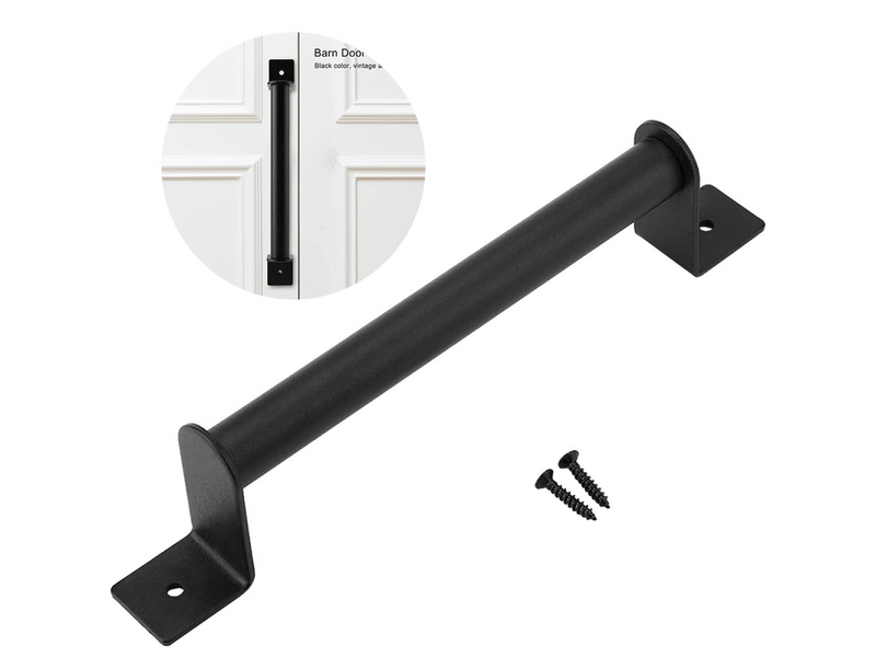  Poignée de porte coulissante en acier au carbone noir antique pour chambre à coucher, bureau, salle de bain et toilettes.  - Conforama E