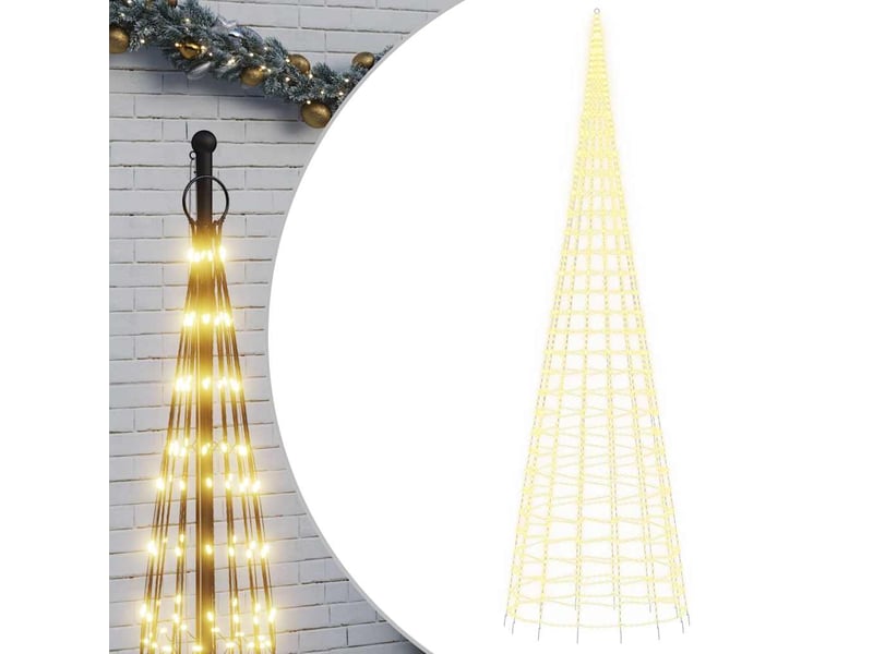  Sapin de noël - arbre de noël à led 3000 led blanc 800 cm  - Conforama A