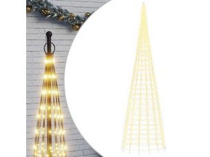 Sapin de noël - arbre de noël à led 3000 led blanc 800 cm