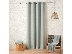 Rideau œillets polylin tamisant aux propriétés relaxantes du cbd 140x260 cm