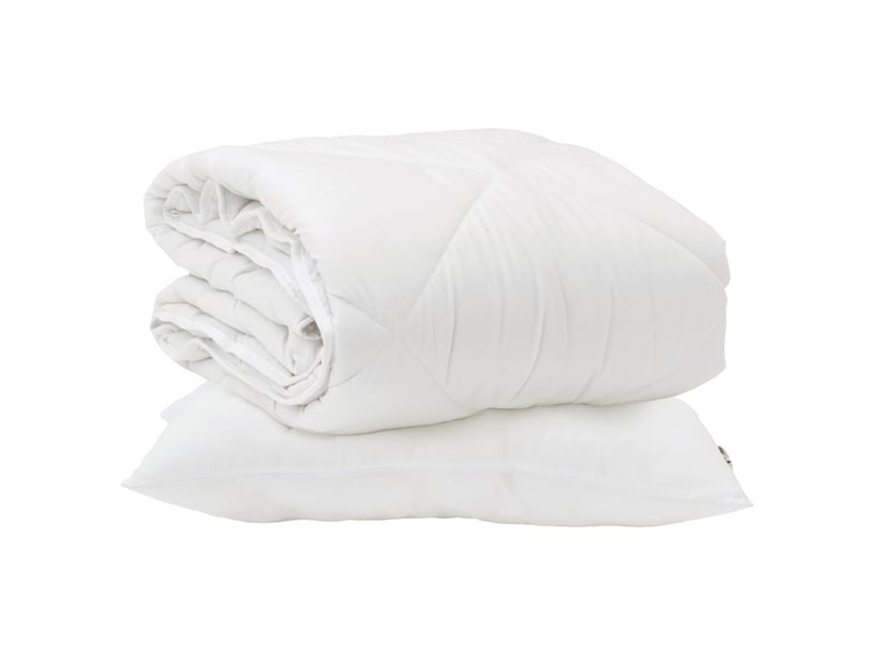  Couette avec oreiller 2 pièces - duvet blanc microfibre  - Conforama A