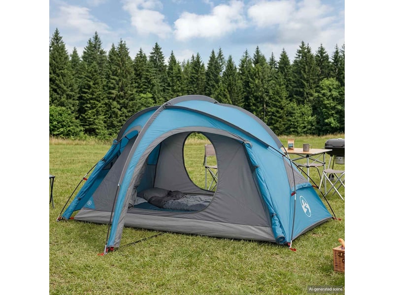Tente de camping, tente de trekking avec housse de pluie résistante à l'eau shl79356 - Conforama B