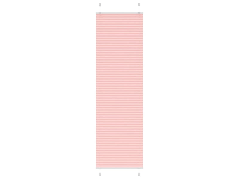 Store plissé, store de fenêtre rose 65x200 cm largeur du tissu 64,4 cm polyester cf46999 - Conforama B