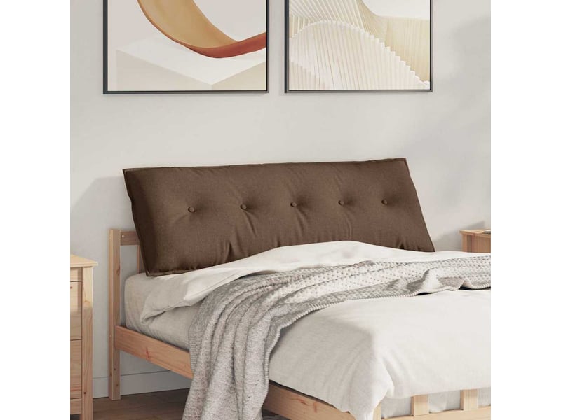  Coussin de dos, coussin de dossier marron 140 x 19 x 50 cm tissu cf54798  - Conforama B