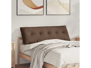 Coussin de dos, coussin de dossier marron 140 x 19 x 50 cm tissu cf54798