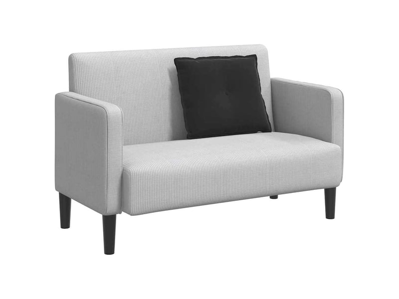  Coussin de dos, coussin de dossier noir 60 x 50 cm tissu en velours côtelé cf54848  - Conforama C