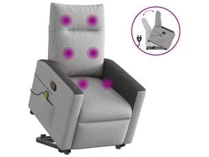 Fauteuil fixe  <strong></strong> Tissu gris
