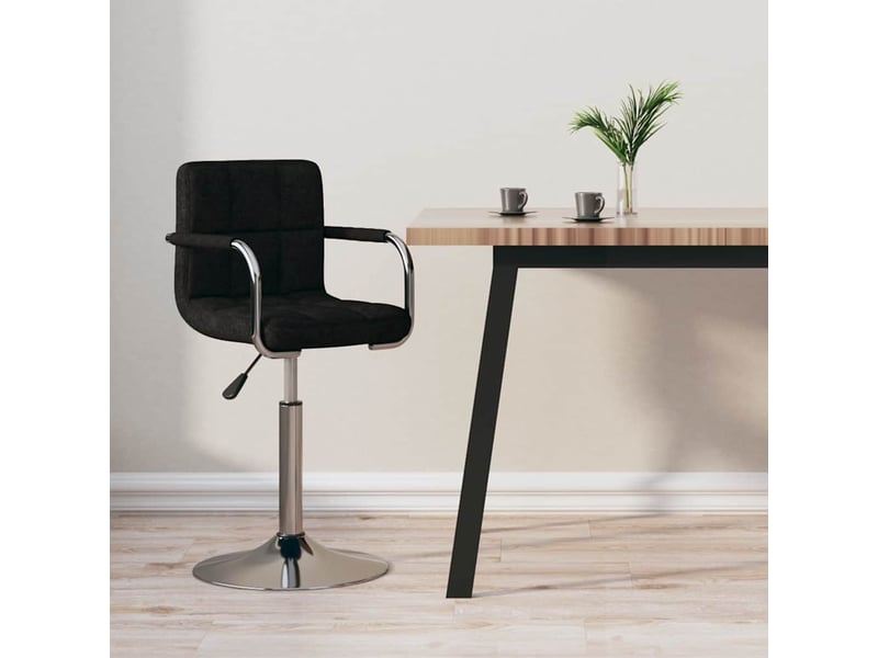  Tabouret de bar, chaise de bar noir tissu shl38445  - Conforama B