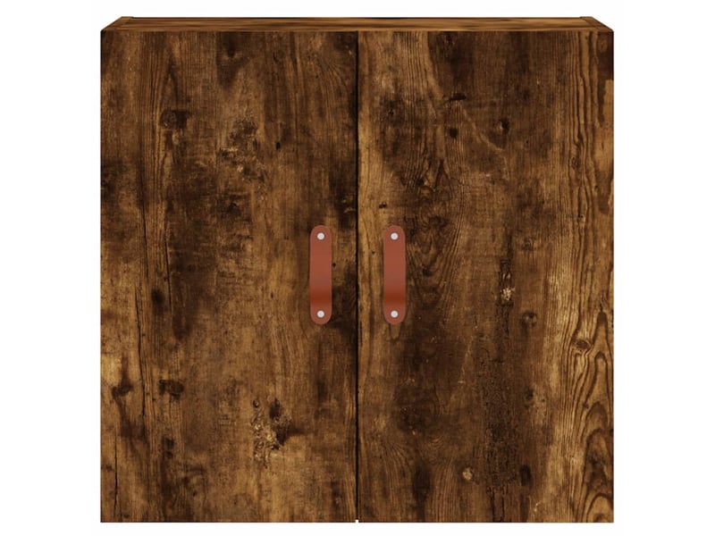  Armoire murale salon, meuble de rangement chêne fumé 60x31x60 cm bois d'ingénierie shl6545  - Conforama E