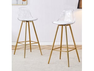Banc 2 place(s) coloris transparent ULEVR  - 38 cm