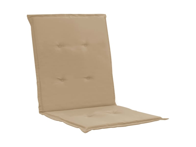  Lot de 2 coussins de chaise de jardin 100% polyester beige 100 x 50 x 3 cm dec021692  - Conforama C