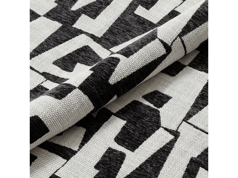  Banc en tissu texturé à motifs noir noxx B1TTMN - Conforama D