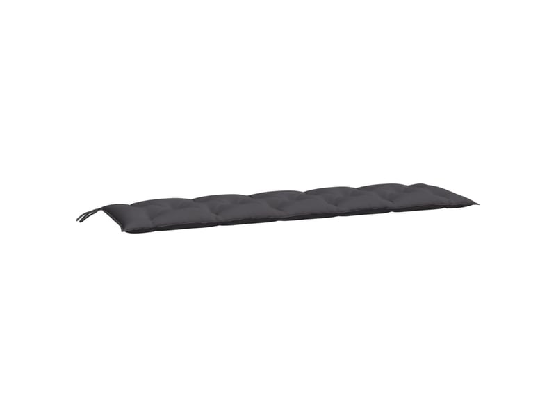  Lot de 2 coussins de banc de jardin, coussins d'assise anthracite tissu oxford cf58626  - Conforama C
