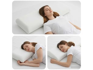 Oreiller, coussin de sommeil 105 x 36 x 13 cm moyen blanc cf55912