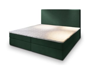 Lit avec rangement 140x200 cm <strong>MASSENO</strong>  <strong></strong> coloris vert