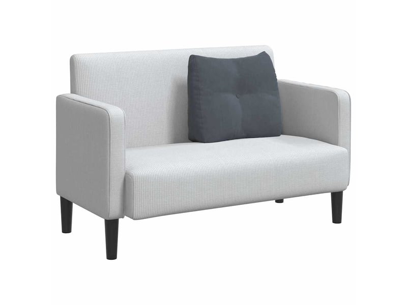  Coussin de dos, coussin de dossier gris foncé 60 x 24 x 50 cm velours cf54727  - Conforama C