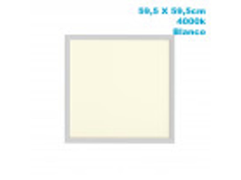  Panneau led encastrable abrila lino 48 w 4800 lm 4000 k blanc 1 x 59,5 x 59,5 cm découpe 59 x 59 cm 150594801 - Conforama B