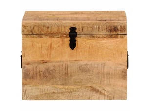 Boîte de rangement, coffre de rangement 39x28x31 cm bois massif d'acacia shl5687