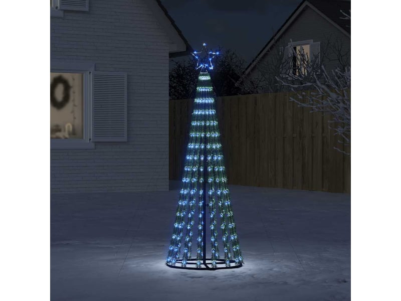  Sapin de noël - arbre de noël à led 275 led bleu 180 cm  - Conforama B