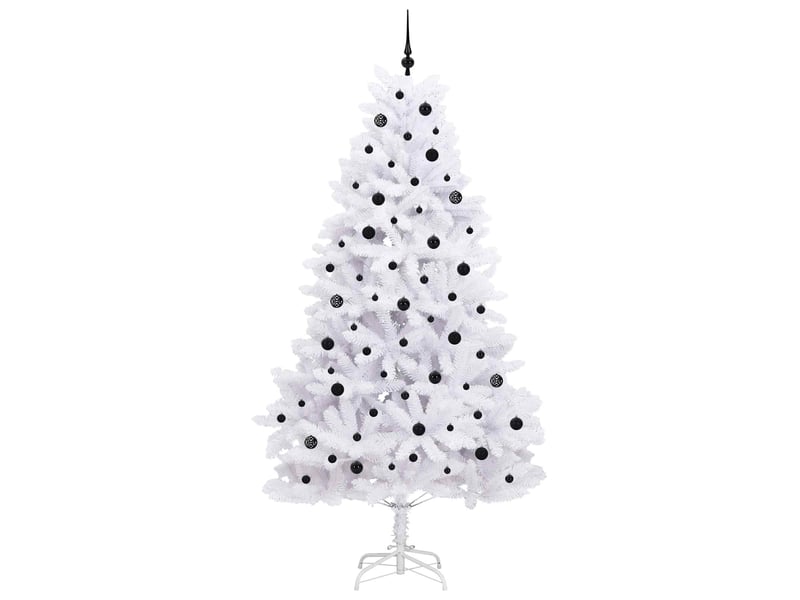  Sapin de noël, arbre de noël artificiel à branches articulées blanc 240 cm shl7618  - Conforama D