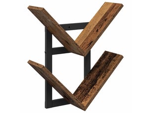 Étagère flottante, étagère murale bois ancien 43 x 15 x 47 cm cf42288