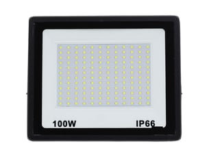 Projecteur led extérieur 100w, lumière blanche froide 10000lm 6500k, étanche ip66, 144 led, garage - rwprojecteur seul