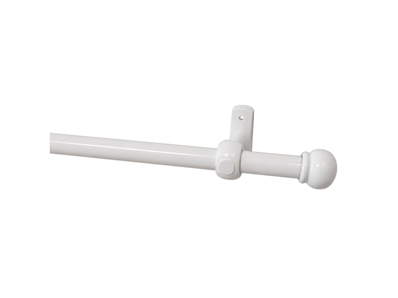  Kit tringle à rideaux en bois embouts anglais d20 mm 180 cm  - Conforama A