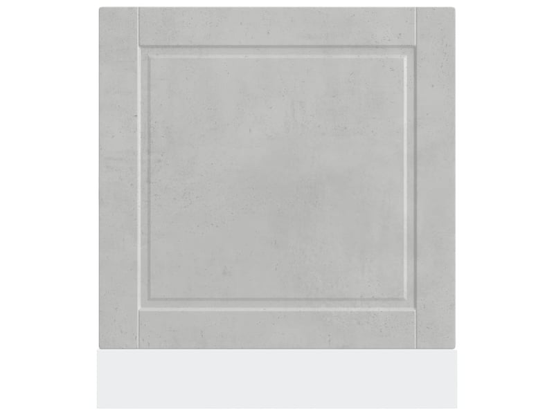  Panneau de lave-vaisselle gris béton 60x1,5x57cm  - Conforama D